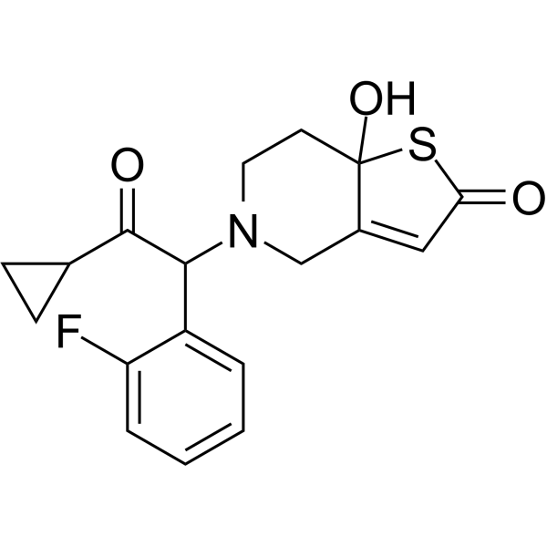 Prasugrel hydroxy thiolactone 947502-66-1